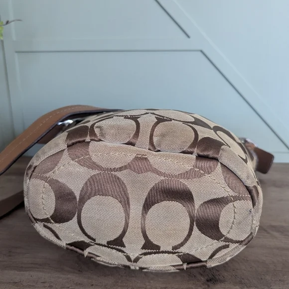 Coach Signature Bleecker Bucket Crossbody Bag - Picture 8 of 12